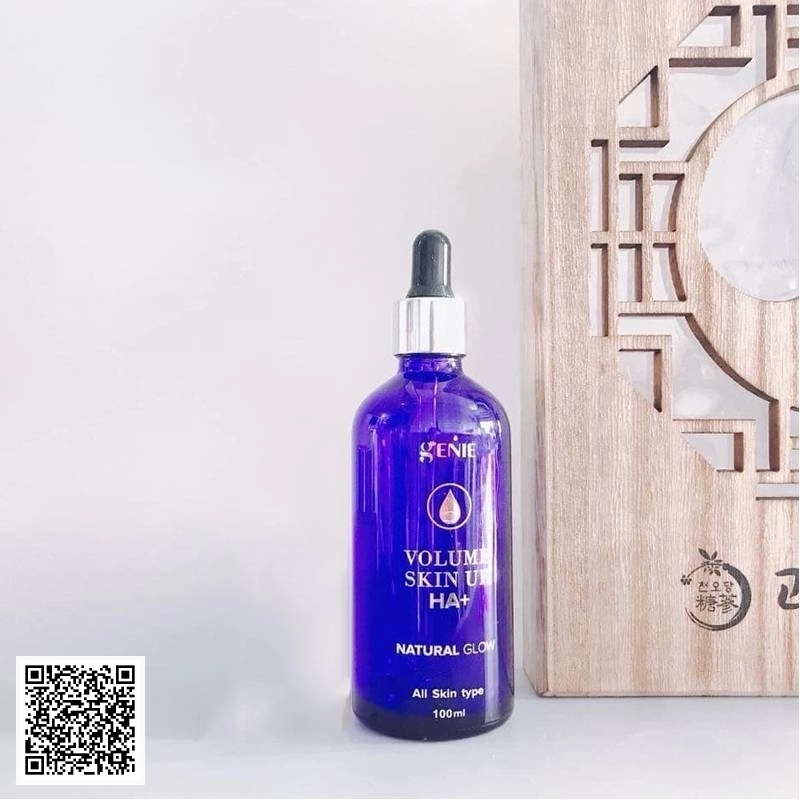 Serum Dưỡng Ẩm Genie Natural Glow Volume Skin Up HA+ Hàn Quốc 100ml