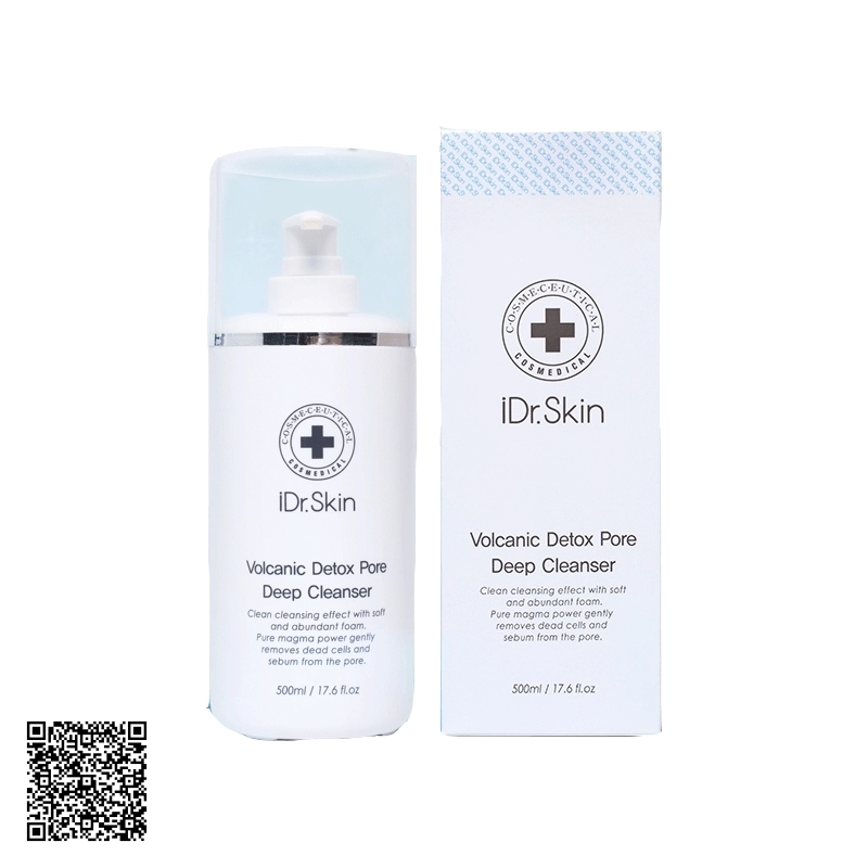 Sữa Rửa Mặt iDrSkin O2 Natural Detox Bubble Cleansing Gel Hàn Quốc 120ml