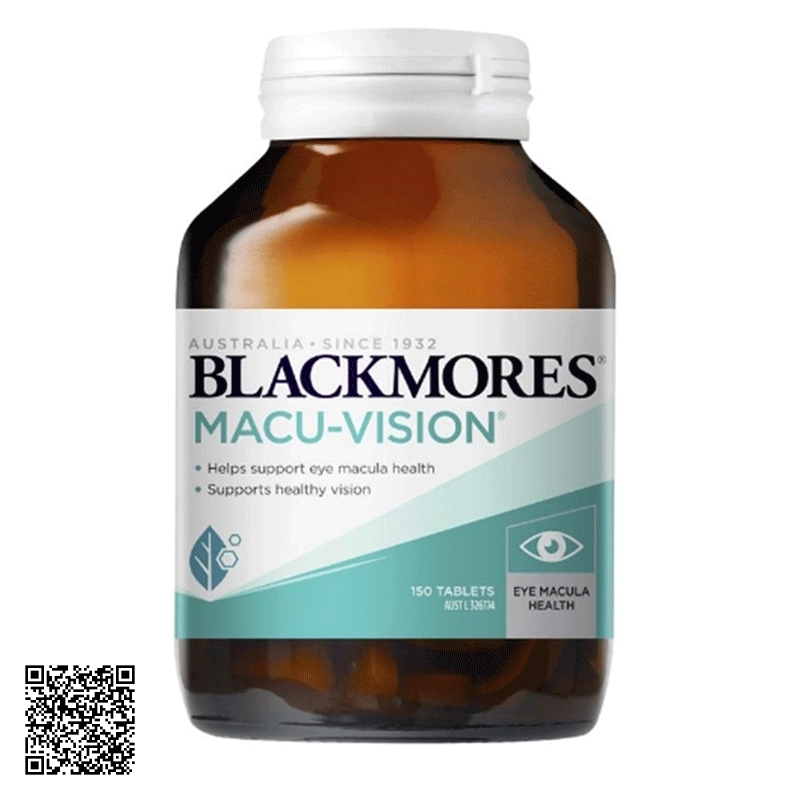 Viên Uống Bổ Mắt Blackmores Macu-Vision Úc 150 Viên