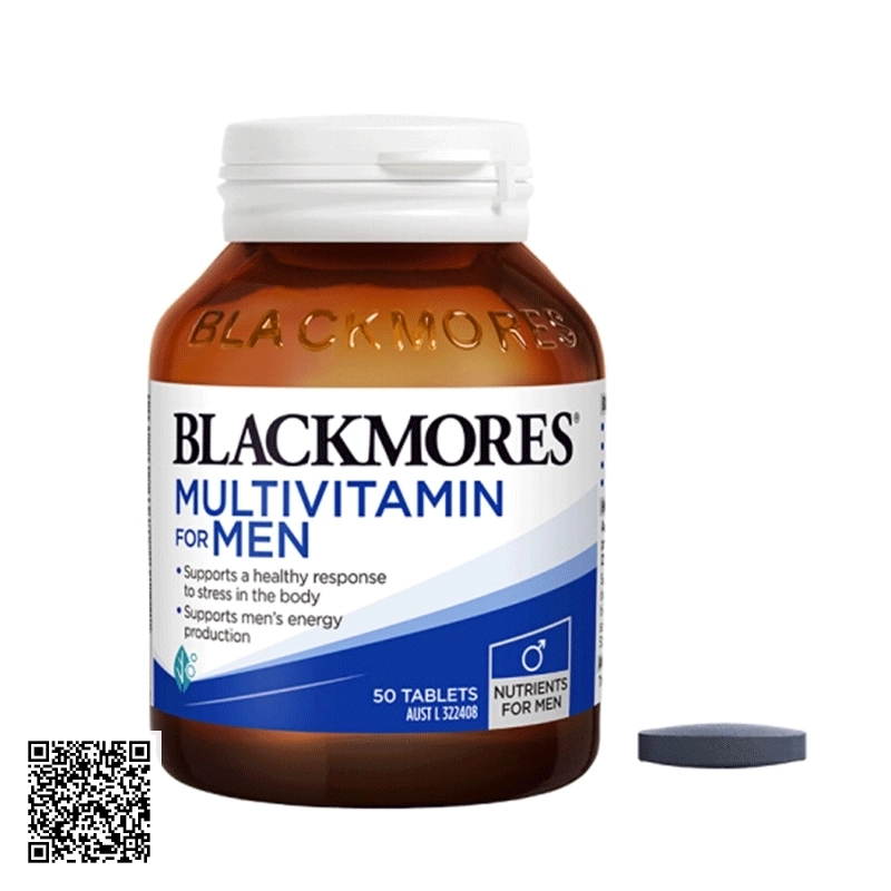 Viên Uống Hỗ Trợ Sinh Lý Nam Blackmores Multivitami For Men Úc 50 Viên