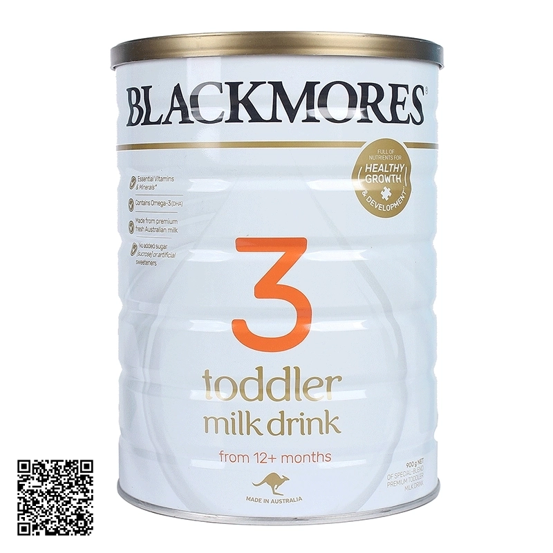 Sữa Trẻ 1 Tuổi Trở Lên Blackmores Số 3 Toddler Milk Drink Úc 900g