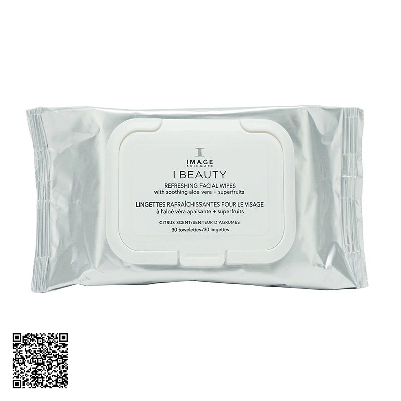 Khăn Giấy Tẩy Trang Image Skincare I Beauty Refreshing Facial Wipe Mỹ 30 Tờ