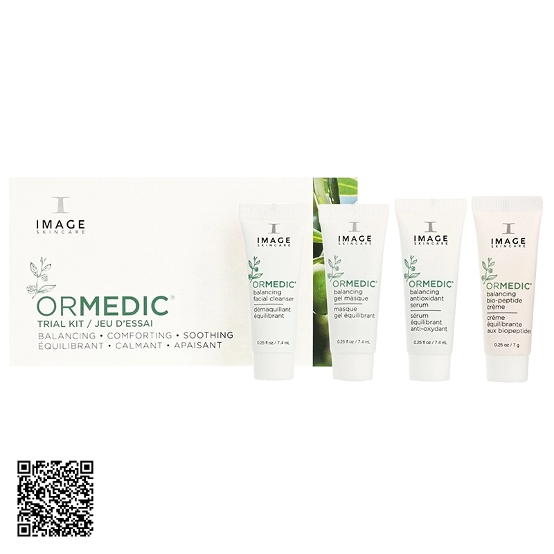 Bộ Sản Phẩm Cân Bằng Và Dịu Da Image Skincare Ormedic Travel Kit Mỹ