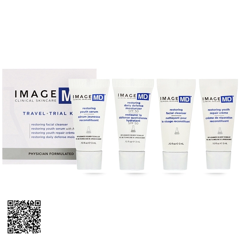 Bộ Trẻ Hóa Da Chuyên Sâu Image Skincare MD Travel Trial Kit Mỹ