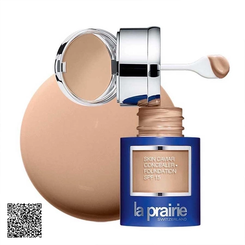 Kem Nền Che Khuyết Điểm La Prairie Skin Caviar Concealer Foundation SPF 15 Tone NC10 Thụy Sĩ 30ml