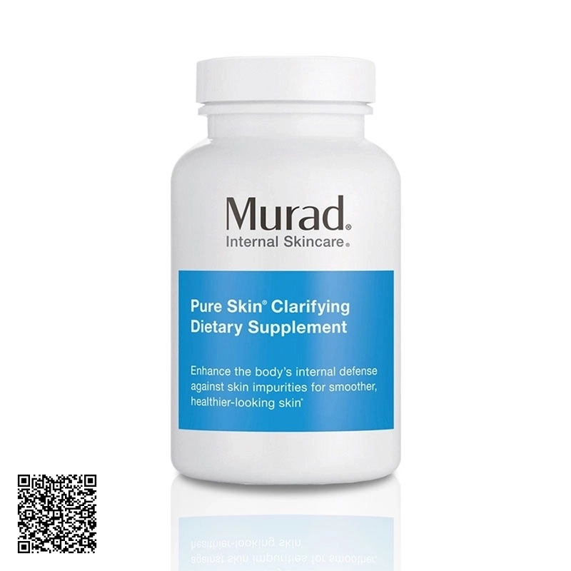 Viên Uống Giảm Mụn Murad Pure Skin Clarifying Dietary Supplement Mỹ 120 Viên