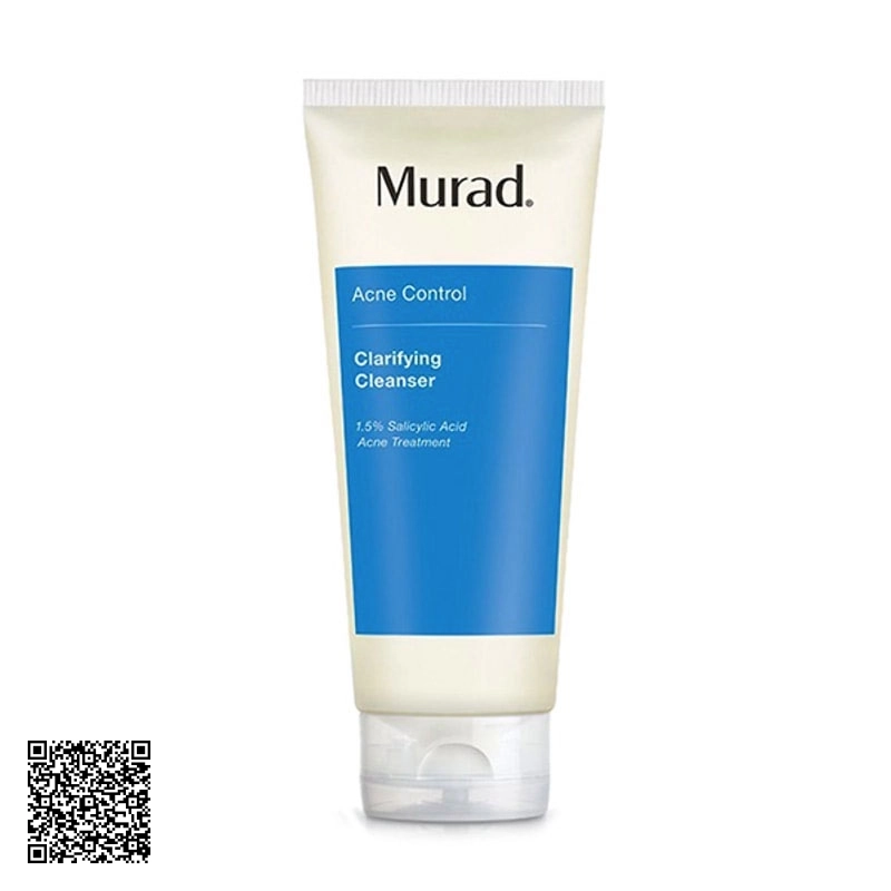 Sữa Rửa Mặt Chống Khuẩn Ngừa Mụn Murad Acne Control Clarifying Cleanser Mỹ 200ml