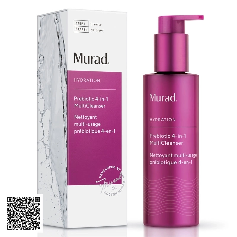 Sữa Rửa Mặt Tẩy Trang 4 Trong 1 Murad Prebiotic 4-in-1 Multi Cleanser Mỹ 150ml