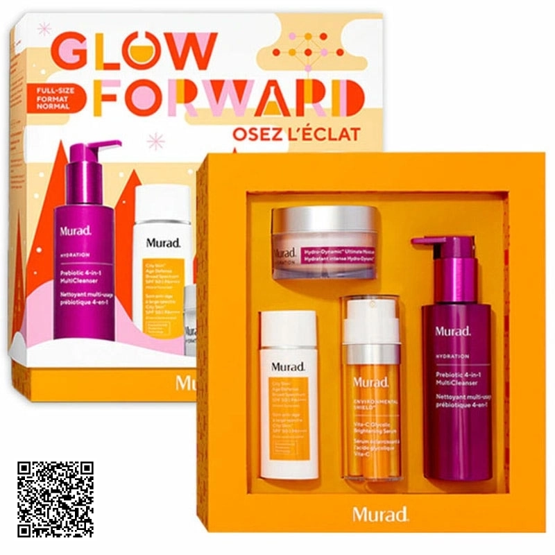 Bộ 4 Món Dưỡng Da Murad Glow Forward Osez Leclat Mỹ