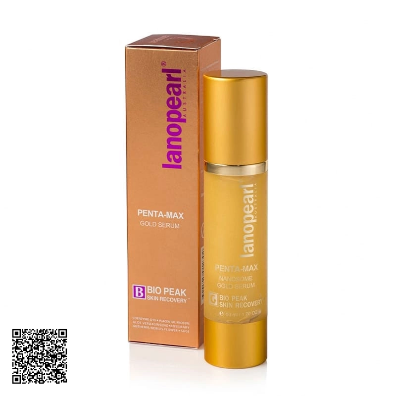 Serum Chống Nhăn Penta Max Nanosome Gold Serum Lanopearl Bio Peak Úc 50ml