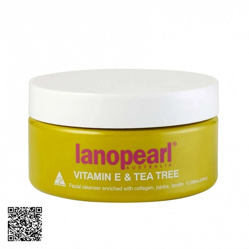 Sửa Rửa Mặt Lanopearl Vitamin E & Tea Tree Úc 250ml