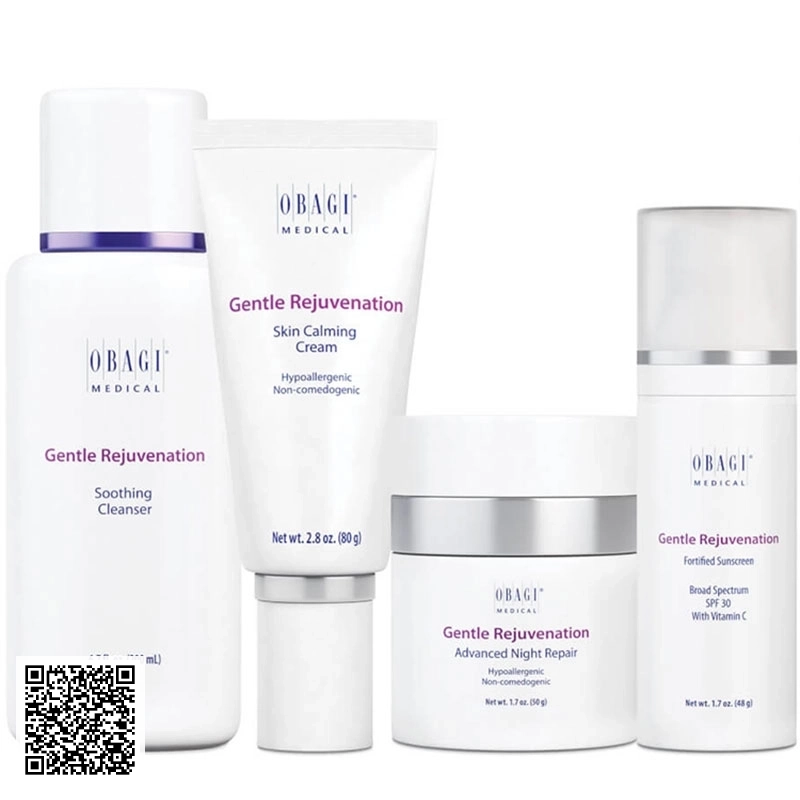 Bộ Sản Phẩm Hỗ Trợ Ngừa Lão Hóa Obagi Gentle Rejuvenation Set Mỹ