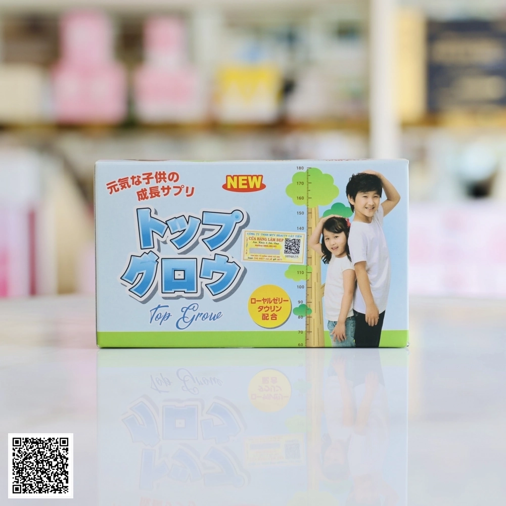 Siro Top Grow Jpanwell Nước Uống Tăng Chiều Cao Bổ Sung Vitamin Tăng Sức Đề Kháng Cho Trẻ Nhật Bản Hộp 10 Chai*30ml