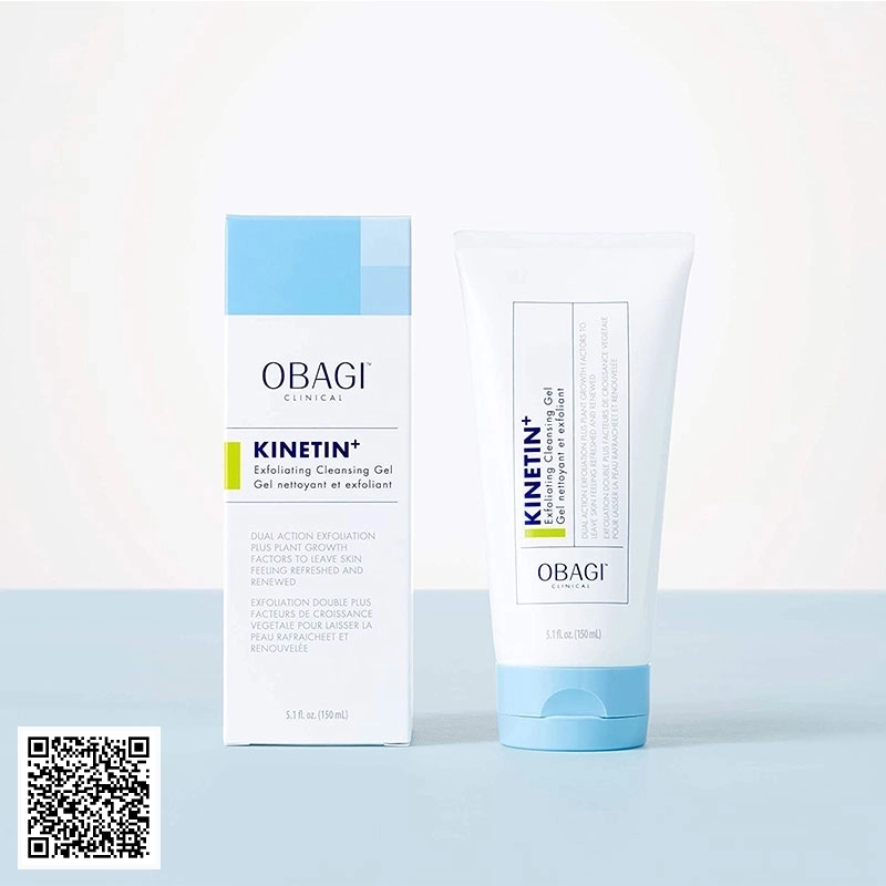 Sửa Rửa Mặt Obagi Kinetin+ Exfoliating Cleansing Gel Mỹ 150ml