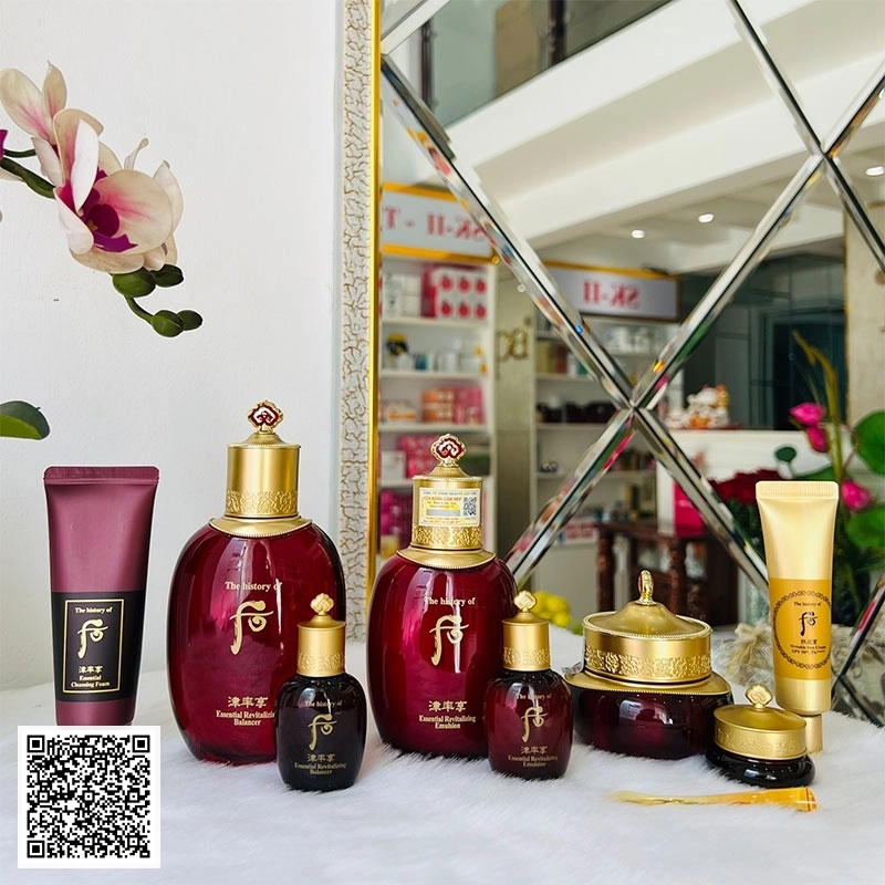 Bộ Dưỡng The History Of Whoo Bổ Sung Tân Dịch Cho Làn Da Lão Hóa Của Hàn Quốc 8 Sản Phẩm