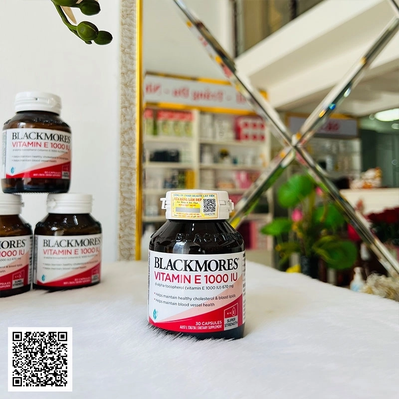 Viên Uống Blackmore Vitamin E 1000IU Của Úc 30 Viên