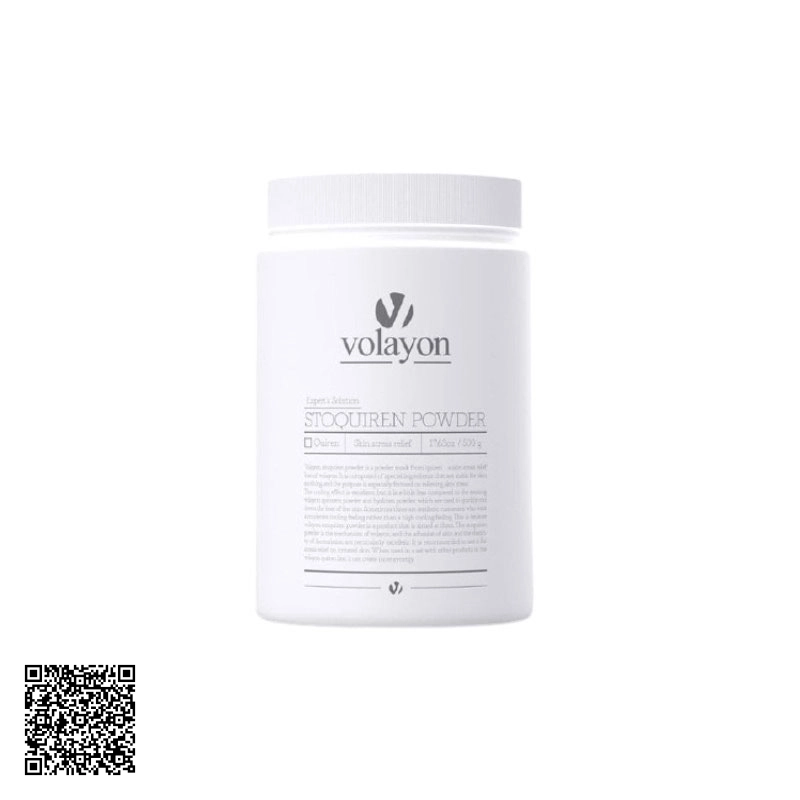 Mặt Nạ Tảo Xoắn Bùn Khoáng Volayon Stoquiren Powder Da Dầu Mụn Của Hàn Quốc 500g