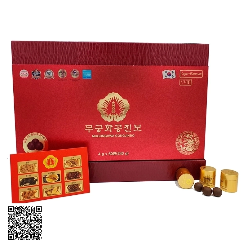 An Cung Ngưu Trầm Hương Mugunghwa Gongjinbo Của Hàn Quốc 60 Viên