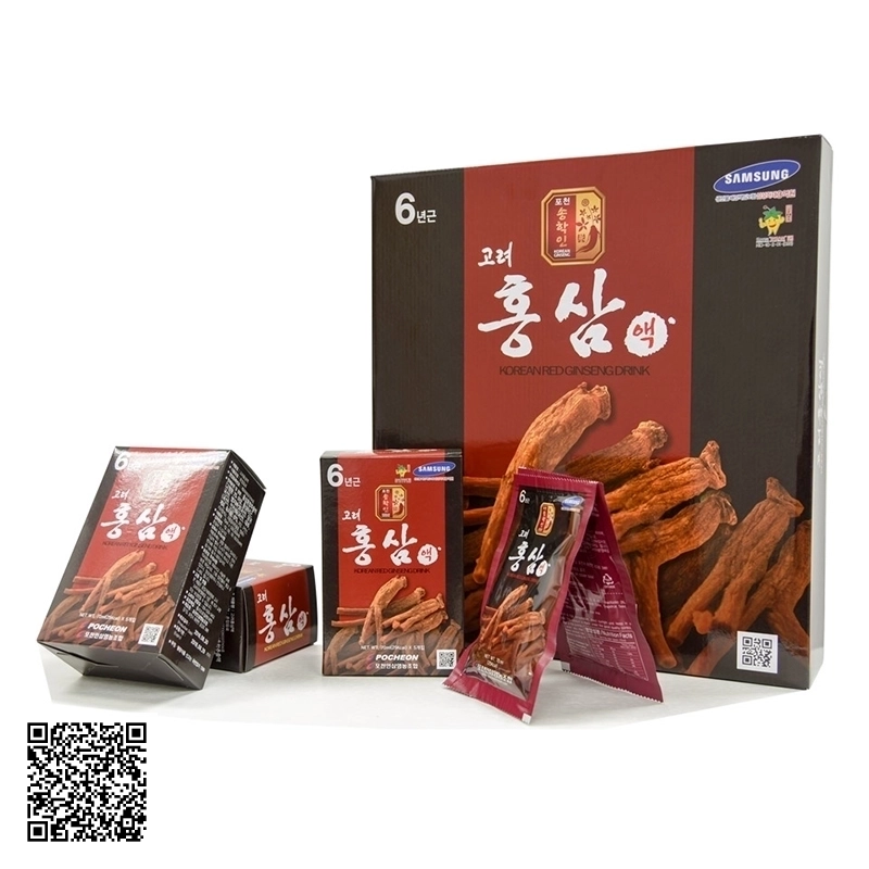 Nước Hồng Sâm Pocheon 6 Năm Tuổi Của Hàn Quốc Hộp 30 Gói