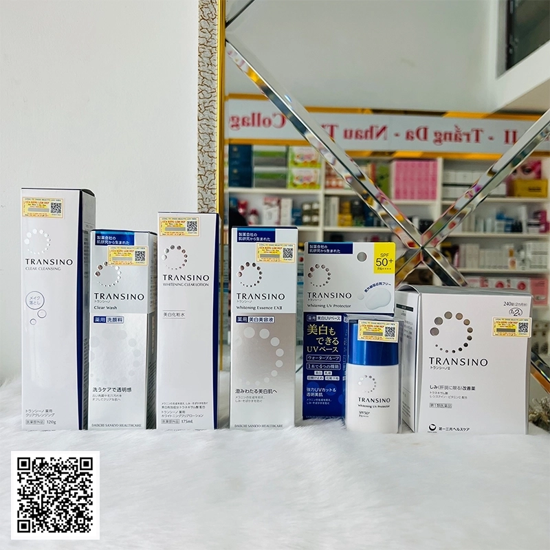 Bộ Transino Mờ Nám, Tàn Nhang Dưỡng Trắng Da Của Nhật 6 Món
