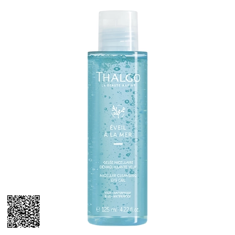 Gel Tẩy Trang Chuyên Biệt Vùng Mắt Thalgo Micellar Cleansing Eye Gel Của Pháp 125ml