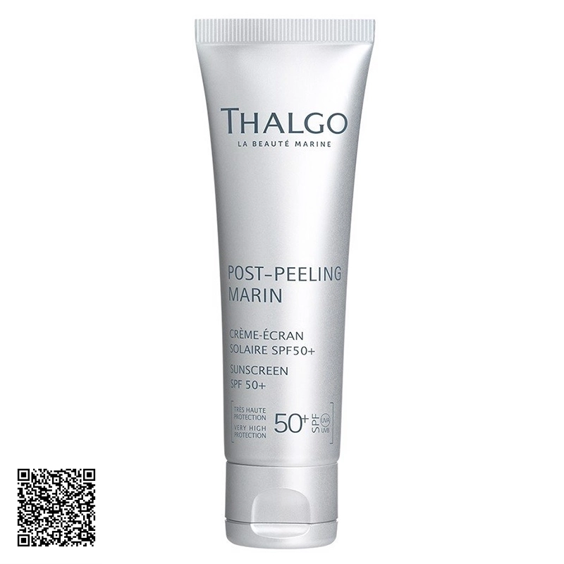 Kem Chống Nắng Bảo Vệ Da Sau Peel Thalgo Sunscreen SPF 50+ Của Pháp 50ml