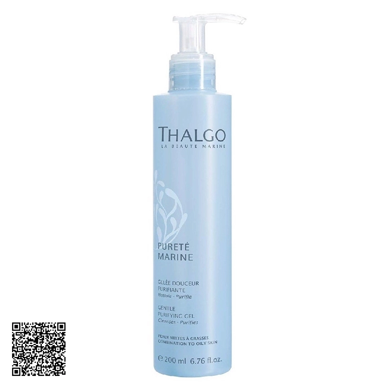 Gel Rửa Mặt Giảm Nhờn Và Thanh Khiết Da Gentle Purifying Gel Của Pháp 200ml