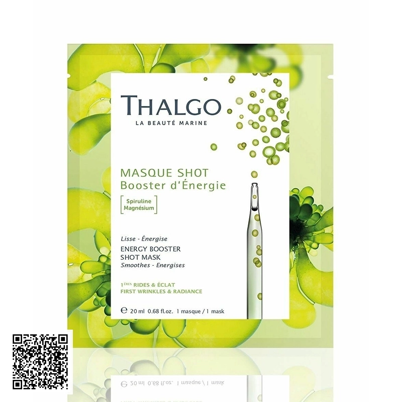 Mặt Nạ Miếng Làm Mịn Nếp Nhăn Thalgo Energy Booster Shot Mask Của Pháp