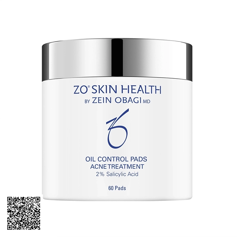 ZO Skin Health Oil Control Pads Acne Treatment Miếng Tẩy Tế Bào Chết, Giảm Mụn Từ Mỹ 60 Miếng