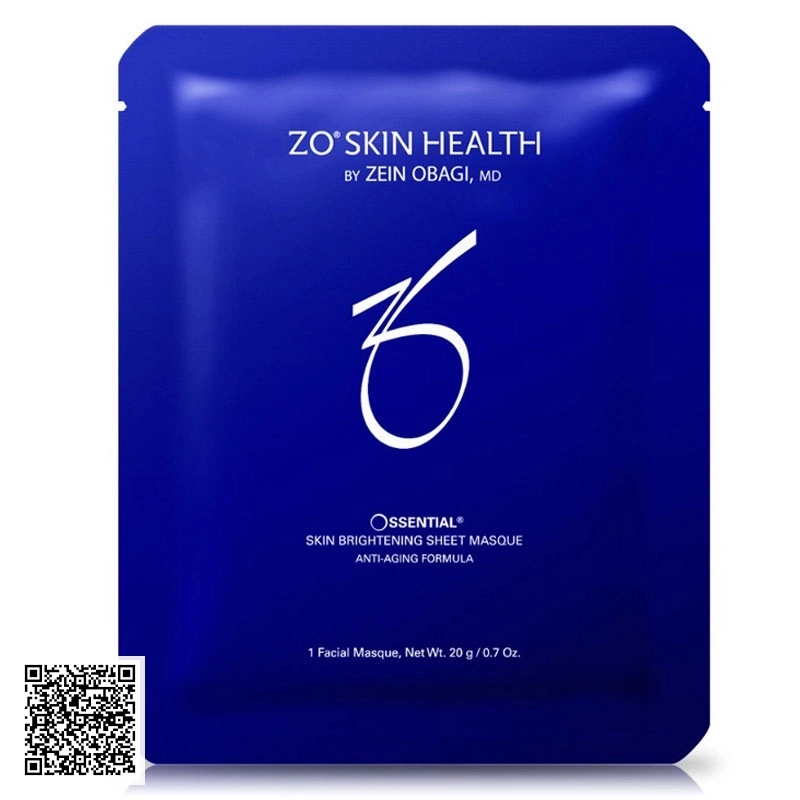ZO Skin Health Skin Brightening Sheet Masque Mặt Nạ Làm Sáng Da Từ Mỹ 1 Miếng
