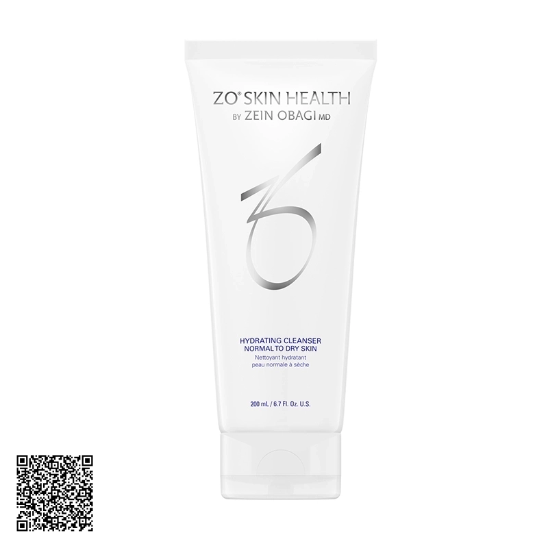 ZO Skin Health Hydrating Cleanser Normal To Dry Skin Sữa Rửa Mặt Da Khô, Da Nhạy Cảm Từ Mỹ 200ml