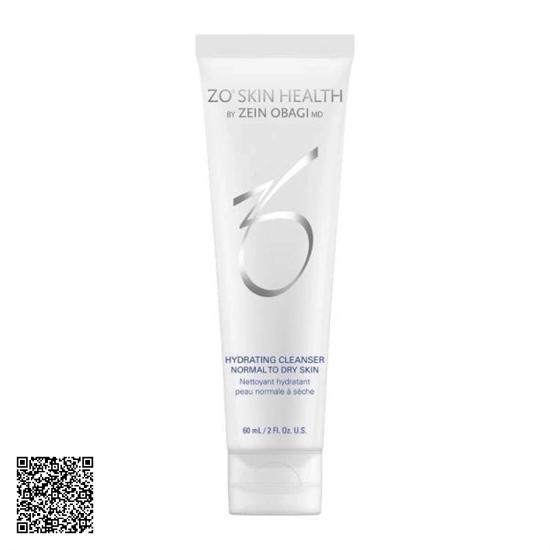 ZO Skin Health Hydrating Cleanser Normal To Dry Skin Sữa Rửa Mặt Da Khô, Da Nhạy Cảm Từ Mỹ 60ml