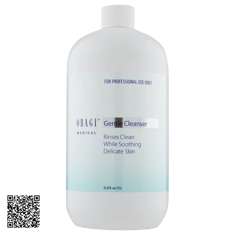 Sữa Rửa Mặt Dưỡng Ẩm Cho Da Khô Obagi Nu-Derm Gentle Cleanser Mỹ 1l