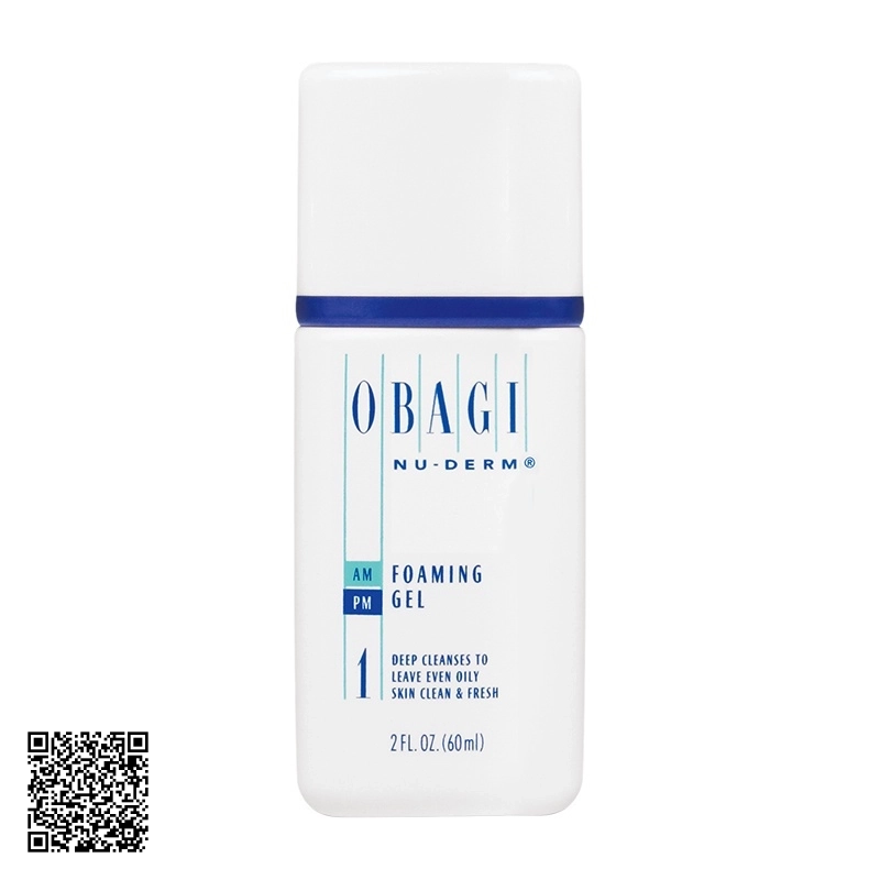 Sữa Rửa Mặt Obagi Nu-derm Foaming Gel Của Mỹ 60ml
