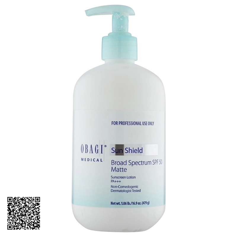 Kem Chống Nắng Obagi Sun Shield Matte Broad Spectrum SPF 50 Của Mỹ 479g