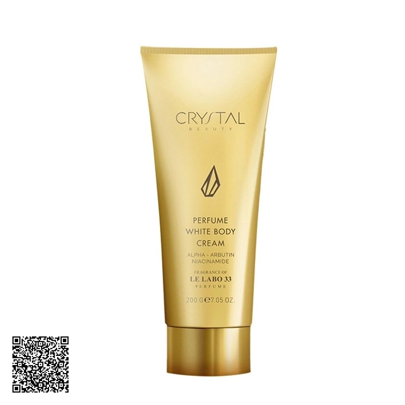 Kem Dưỡng Thể Body Crystal Perfume White Body Cream Hương Nước Hoa Le Labo 33 Của Mỹ 200gr