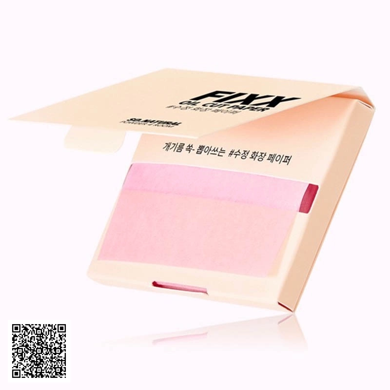 Giấy Thấm Dầu So Natural Powder 4 Room Fixx Oil Cut Paper Của Hàn Quốc 70 Miếng