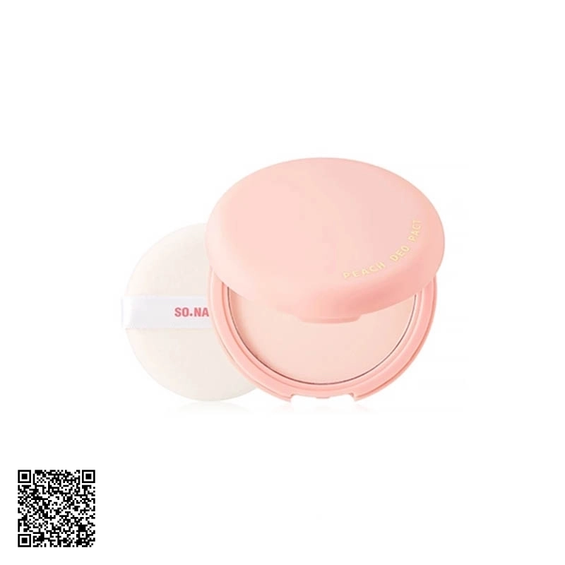 Phấn Bột Dành Cho Nách So.Natural Peach Dao Pact Của Hàn Quốc 10g