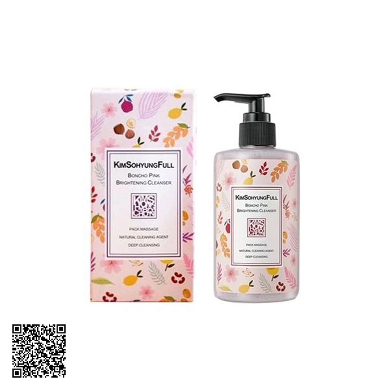 Sữa Rửa Mặt Thảo Mộc Kimsohyung Full Boncho Pink Đậu Đỏ Của Hàn Quốc