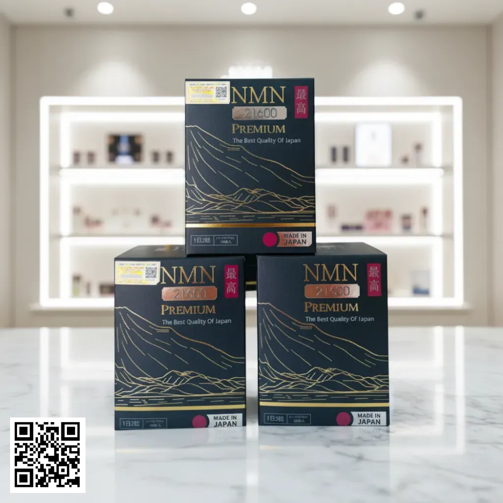 Viên Uống Trẻ Hóa Cơ Thể NMN Premium 21600 Của Nhật Bản Liệu Trình 3 Tháng