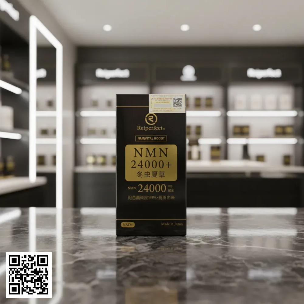 Viên Uống NMN 24000+ Tochukasou Reiperfect Hoàng Gia Nhật Bản hộp 90 viên