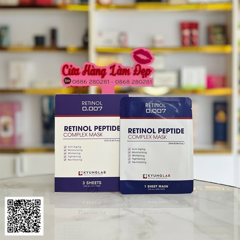 Mặt Nạ KyungLab Retinol Peptide Complex Của Hàn Quốc