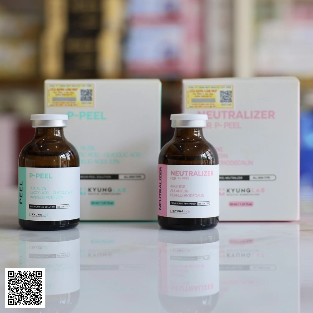 Bộ Đôi Thay Da Sinh Học KyungLab P-Peel + Neutralizer Của Hàn Quốc