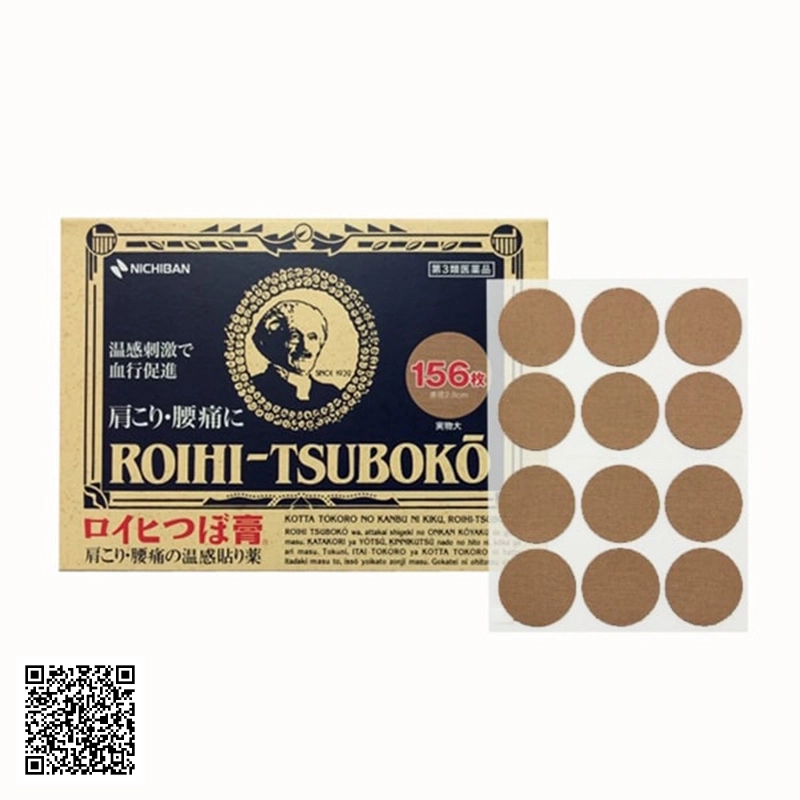 Miếng Dán Huyệt Đạo  Roihi Tsuboko của Nhật 156 Miếng