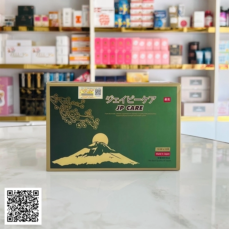 Nước Uống Bổ Phổi Tăng Cường Đề Kháng JP CARE 10 Chai/Hộp Của Nhật Bản