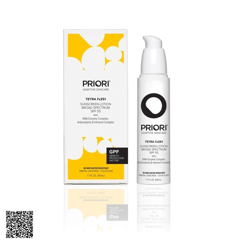 Kem Chống Nắng Priori TETRA Fx251 Sunscreen Lotion Broad Spectrum SPF 55 Của Mỹ 50ml
