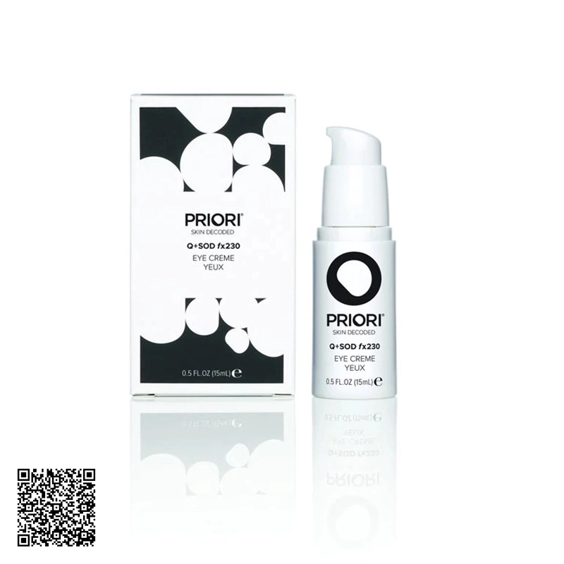 Kem Dưỡng Cải Thiện Sắc Tố Bọng Mắt Priori Q + SOD Fx230 EYE CREME YEUX Của Mỹ 15ml