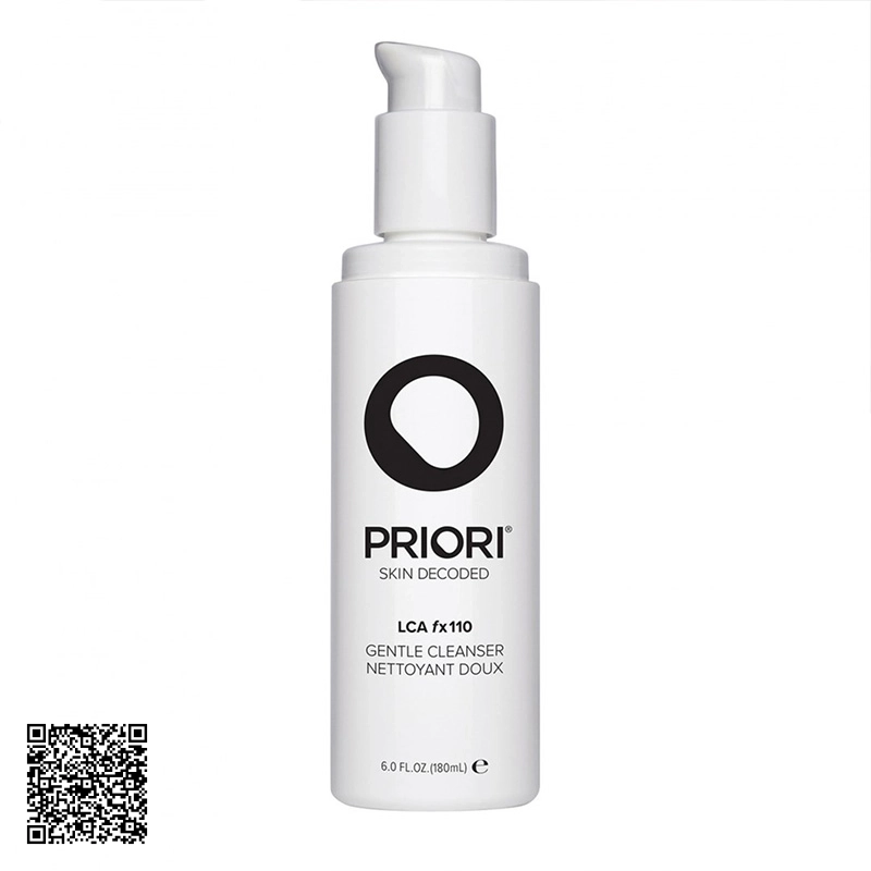 Gel Rửa Mặt Cho Da Nhạy Cảm Priori LCA Fx110 GENTLE CLEANSER Của Mỹ 180ml