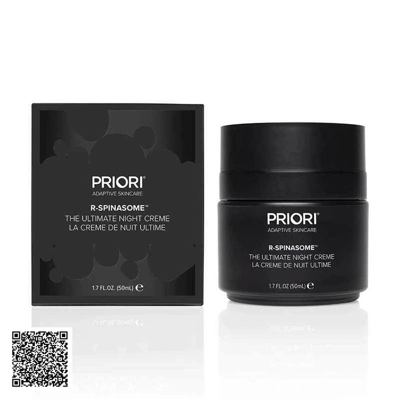 Kem Dưỡng Ẩm Hỗ Trợ Ngừa Lão Hóa Ban Đêm Priori R-Spinasome Ultimate Night Creme Của Mỹ 50ml