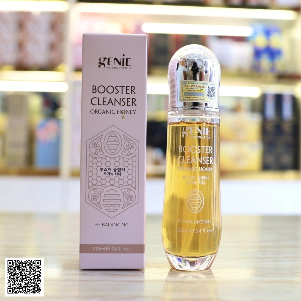 Sửa Rửa Mặt Chiết Xuất Mật Ong Genie Booster Cleanser Của Hàn Quốc 100ml